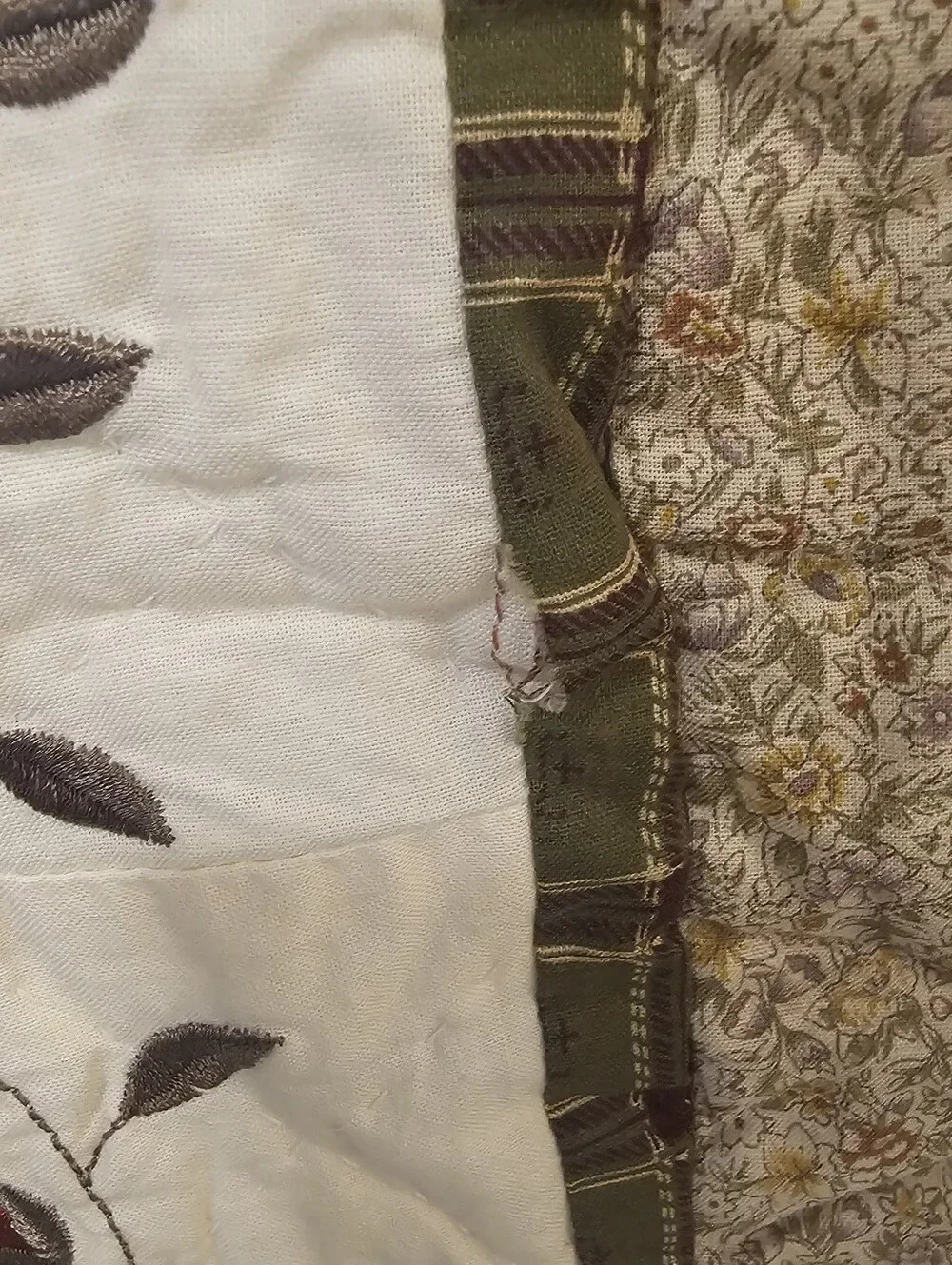 Vintage Peking Handicraft Quilted Pillow Shams Set 20×26×2